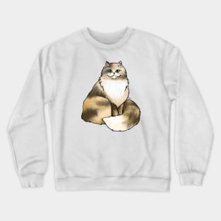 Cat - Persian - Calico Crewneck Sweatshirt